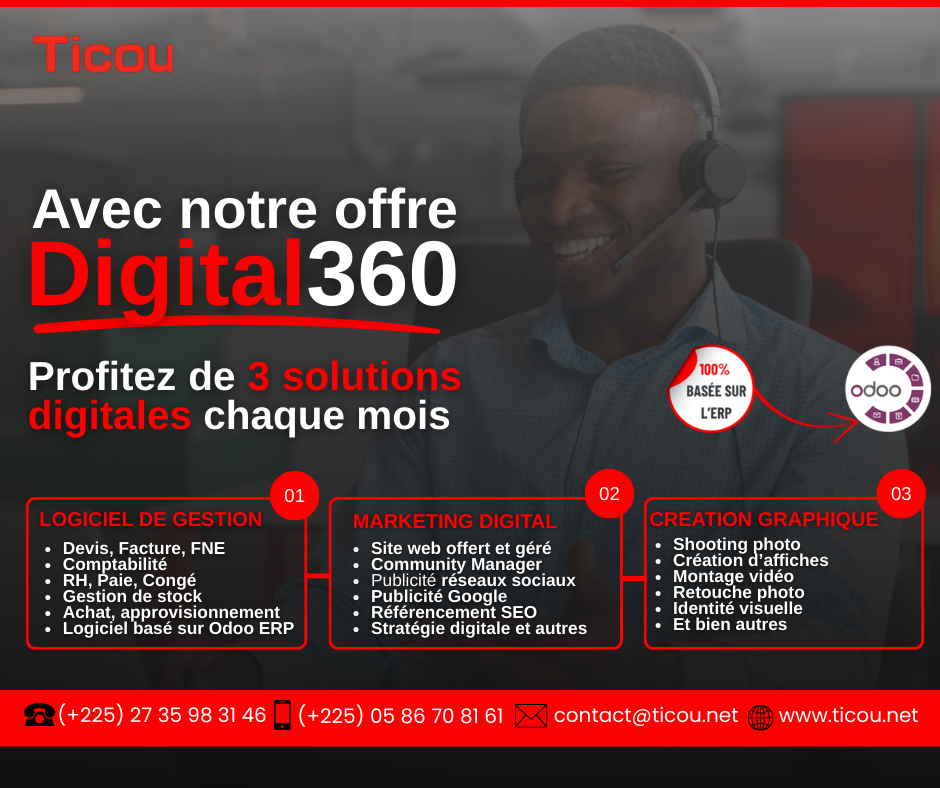 Digital360 - Offre sur mesure pour enntreprise